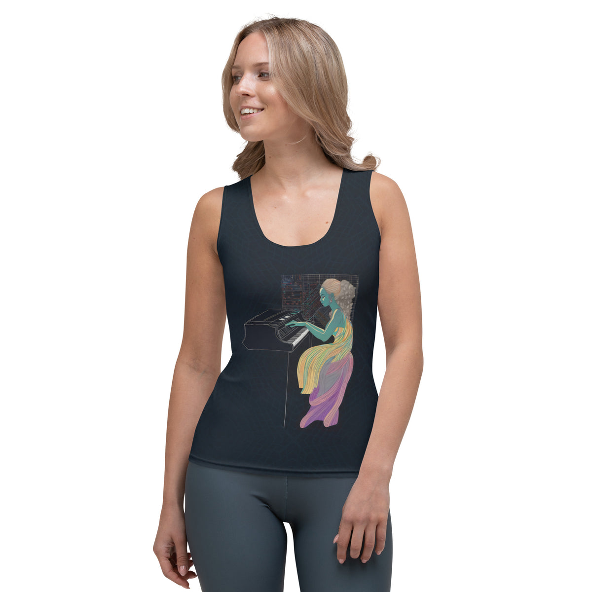 Tulip Tranquility Women's Tank Top - Front View