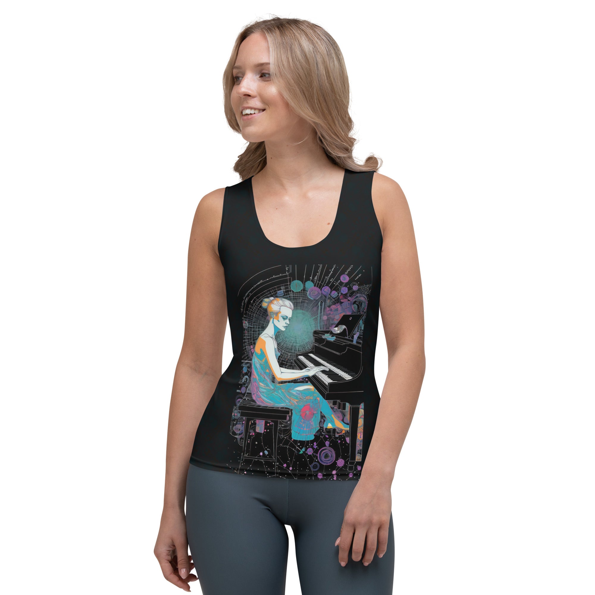 Rose Garden Women's Tank Top - Front View