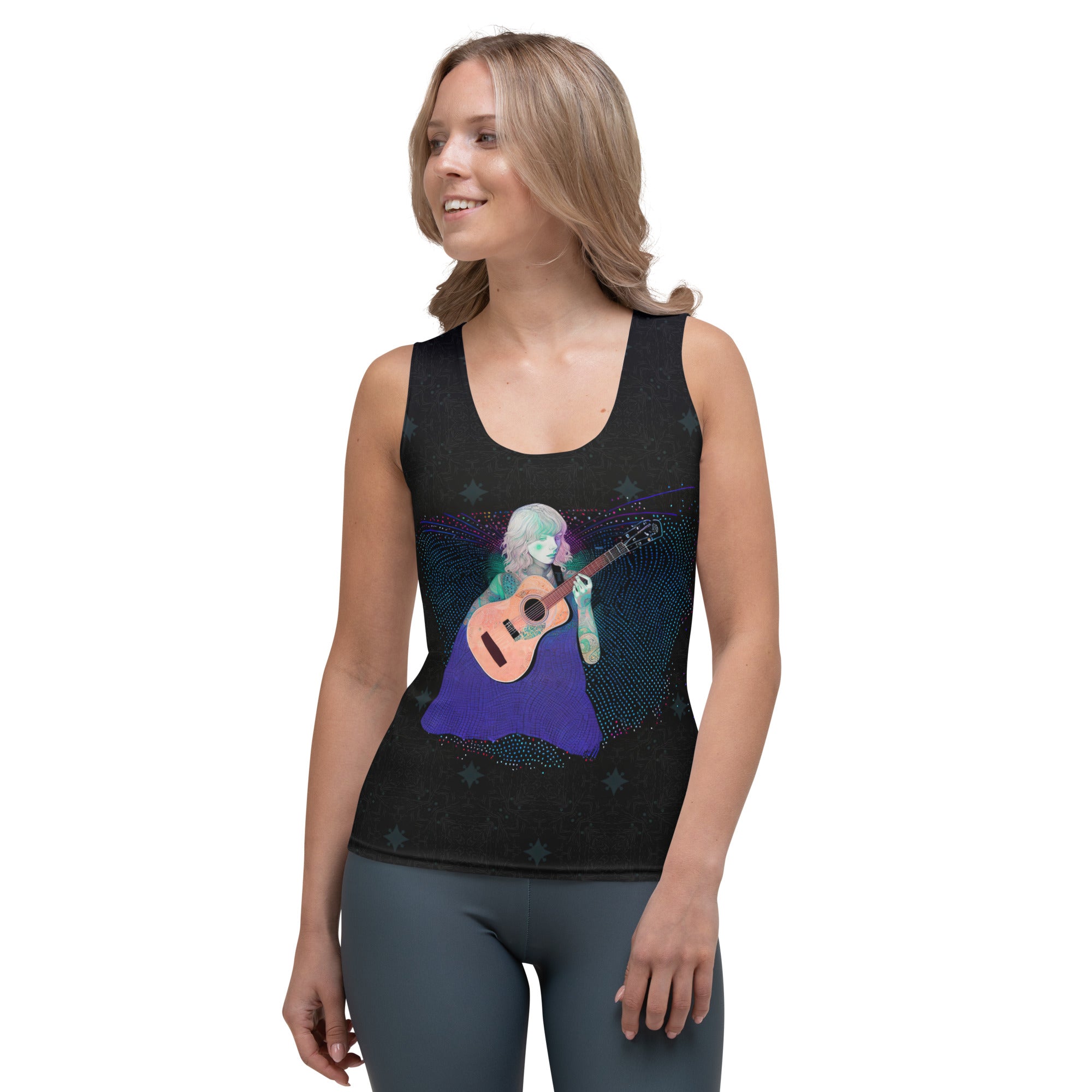 Lotus Love Women's Tank Top - Front View