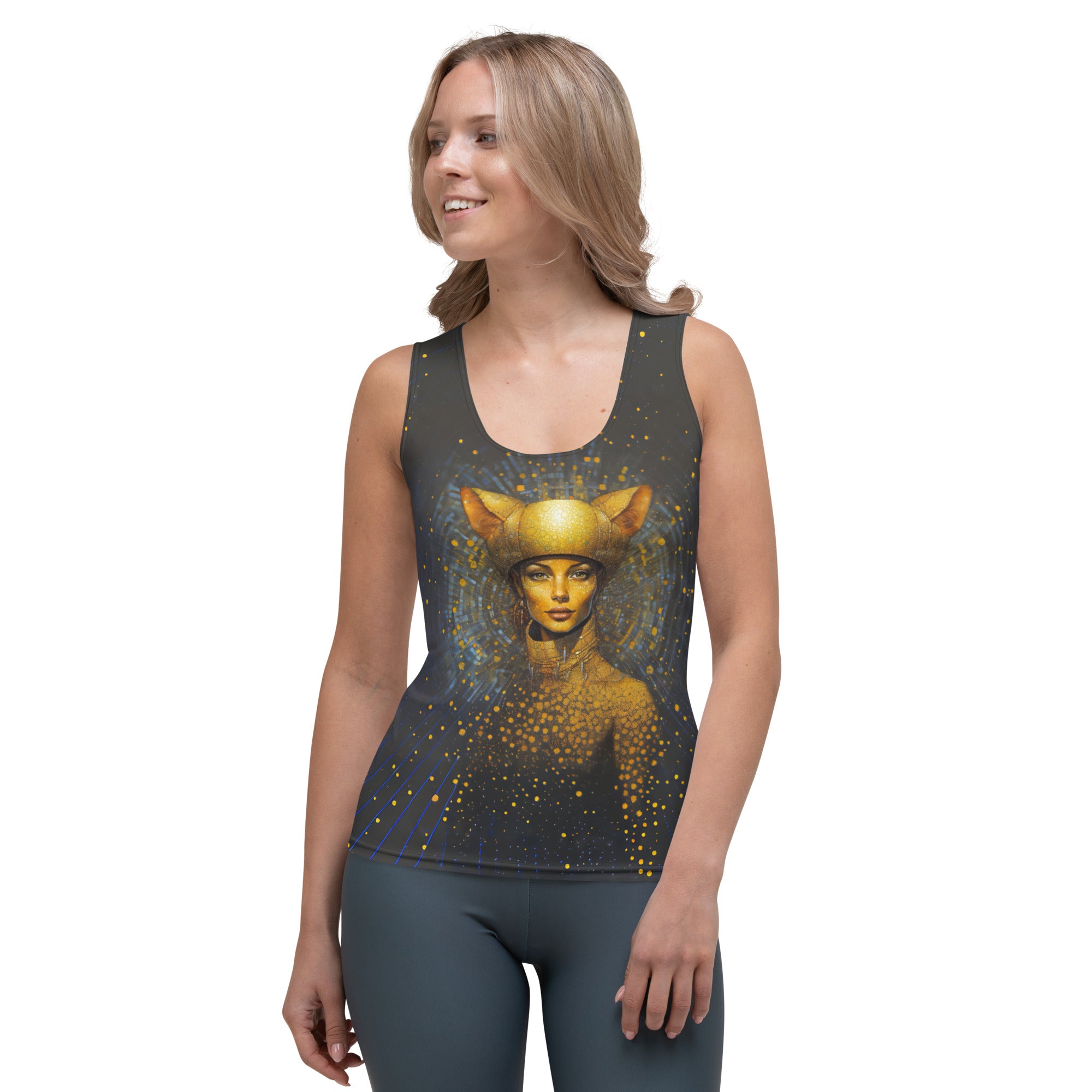 Hibiscus Harmony Women's Tank Top - Front View