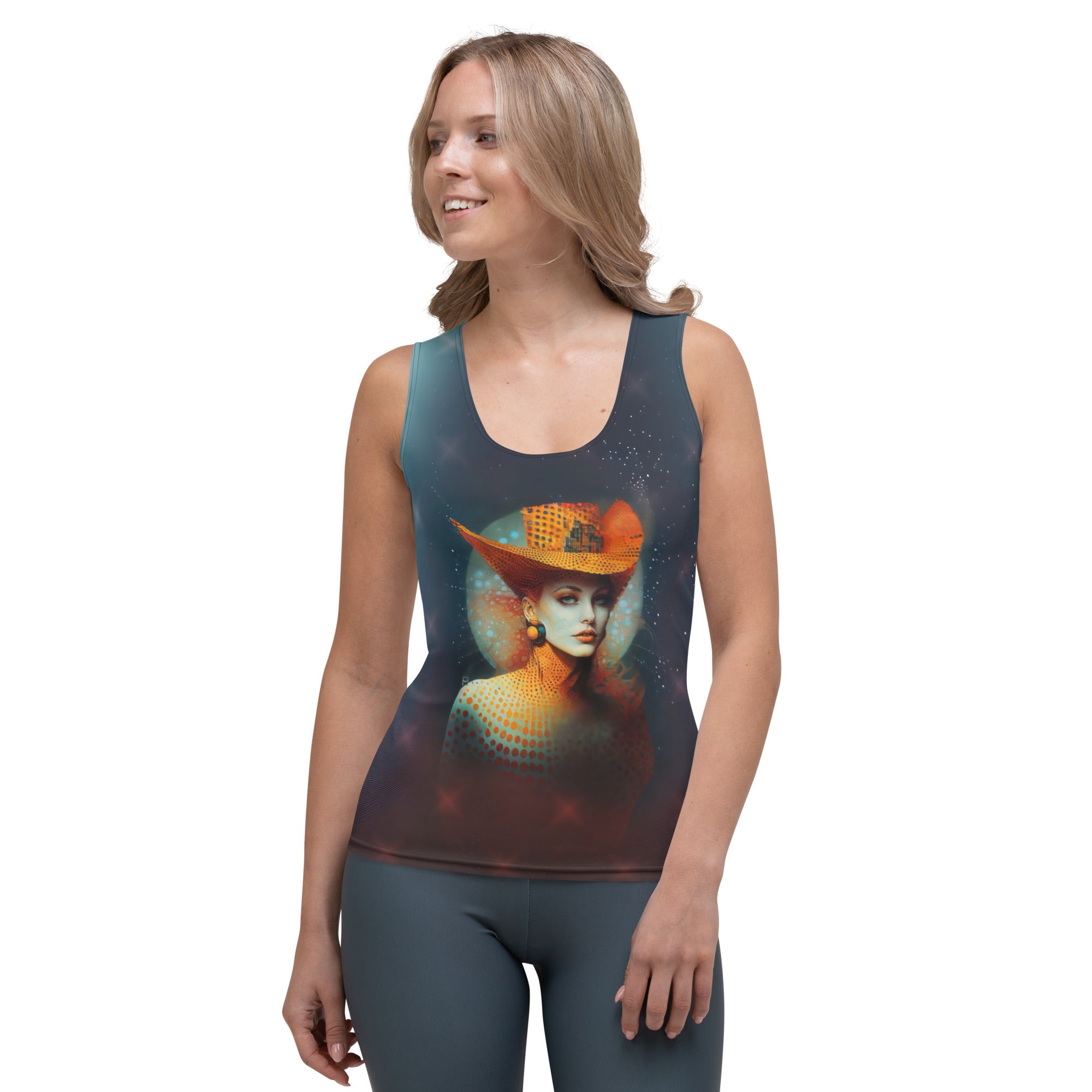 Comfortable Lunar Luminescence tank top for evening wear.