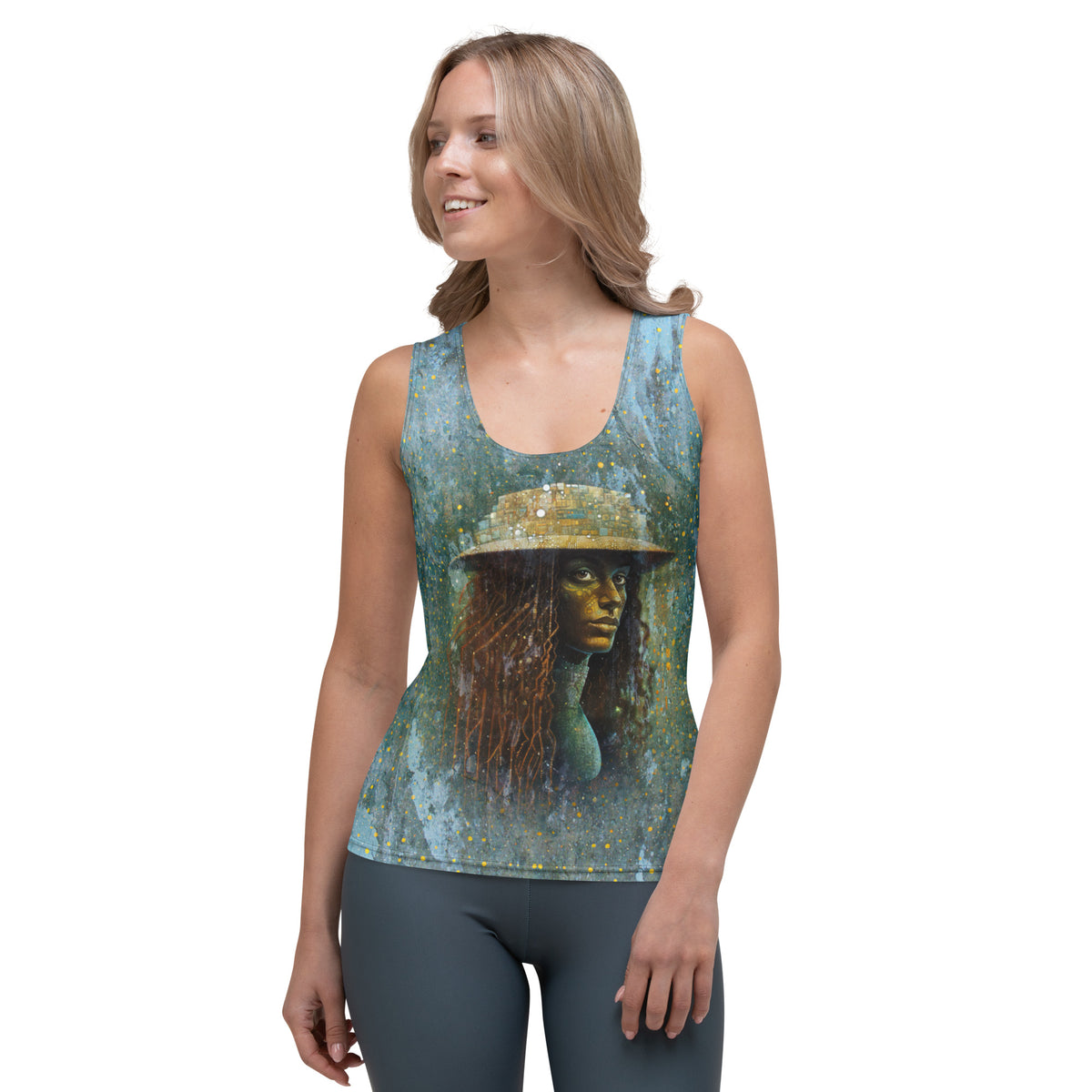 Whimsical Whirl Women's Tank Top - Front View