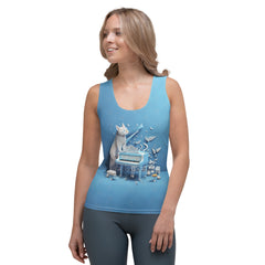 Paper Lantern Festival Women's Tank Top front view.