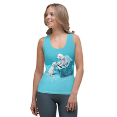 Whimsical Fairy Tale Forest Women's Tank Top front view.