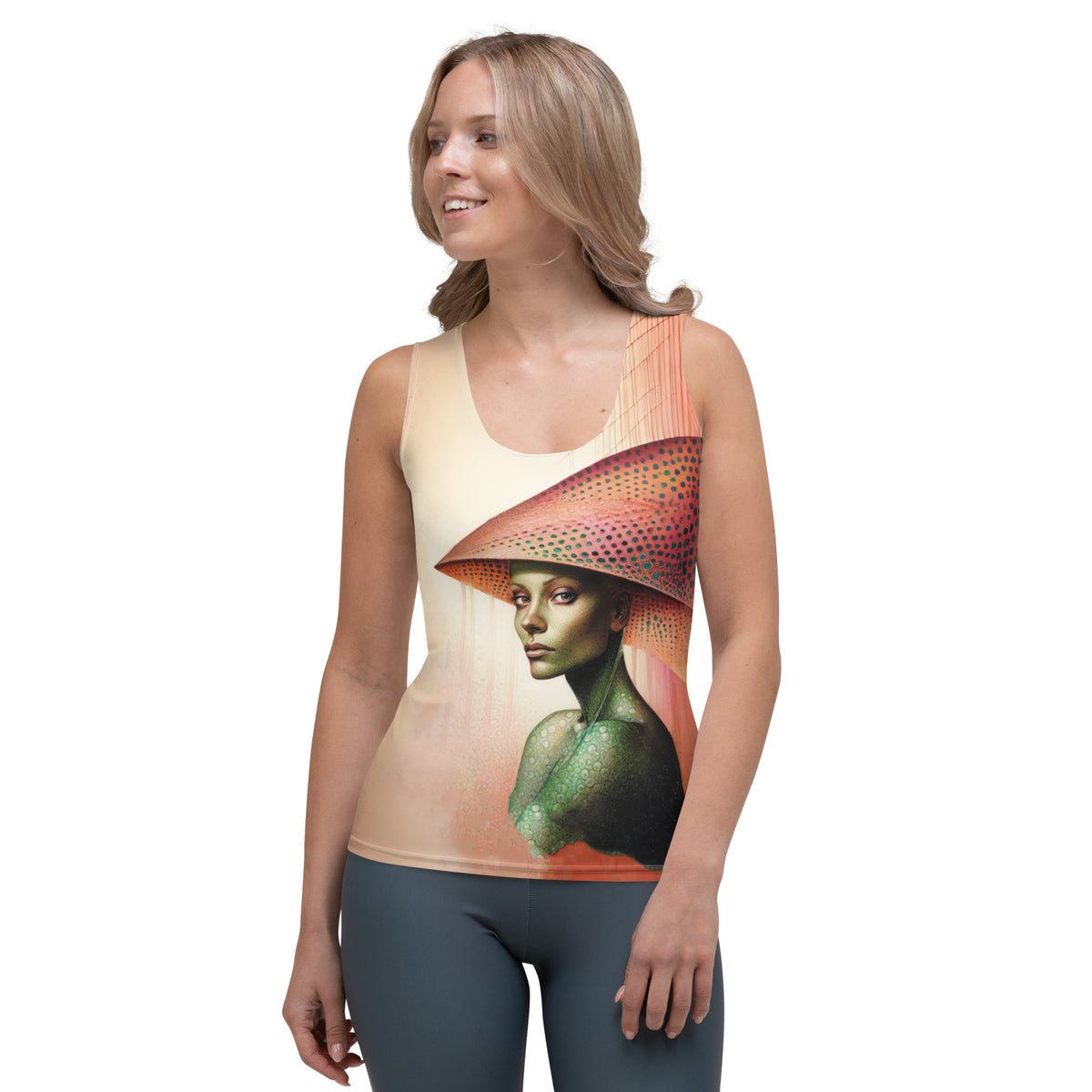 Front view of Artistic Muse Women's Tank Top