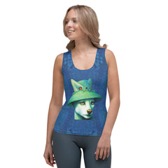 Pawfect Pals women's tank top on model