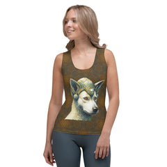 Canine Couture printed women's tank top