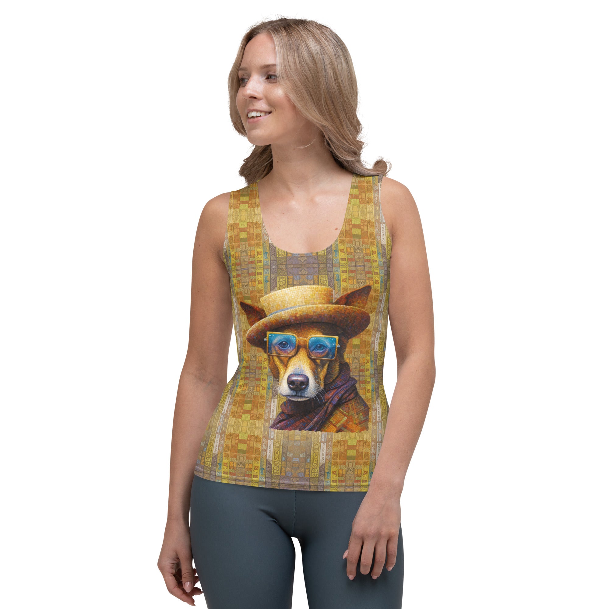 Dog Days Delight women's summer tank top