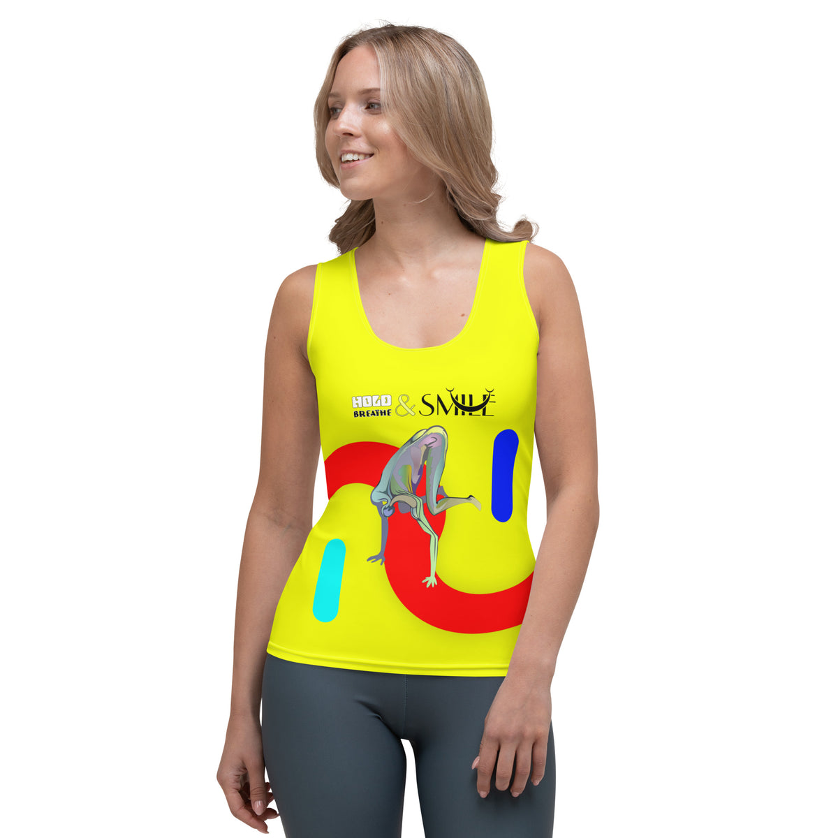 Asana Aesthetic Women's Tank Top in yoga pose.