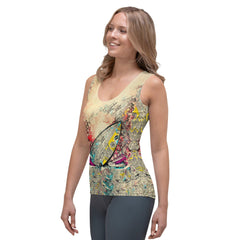 Unique Surfing 5-33 Sublimation Tank for stylish surfers