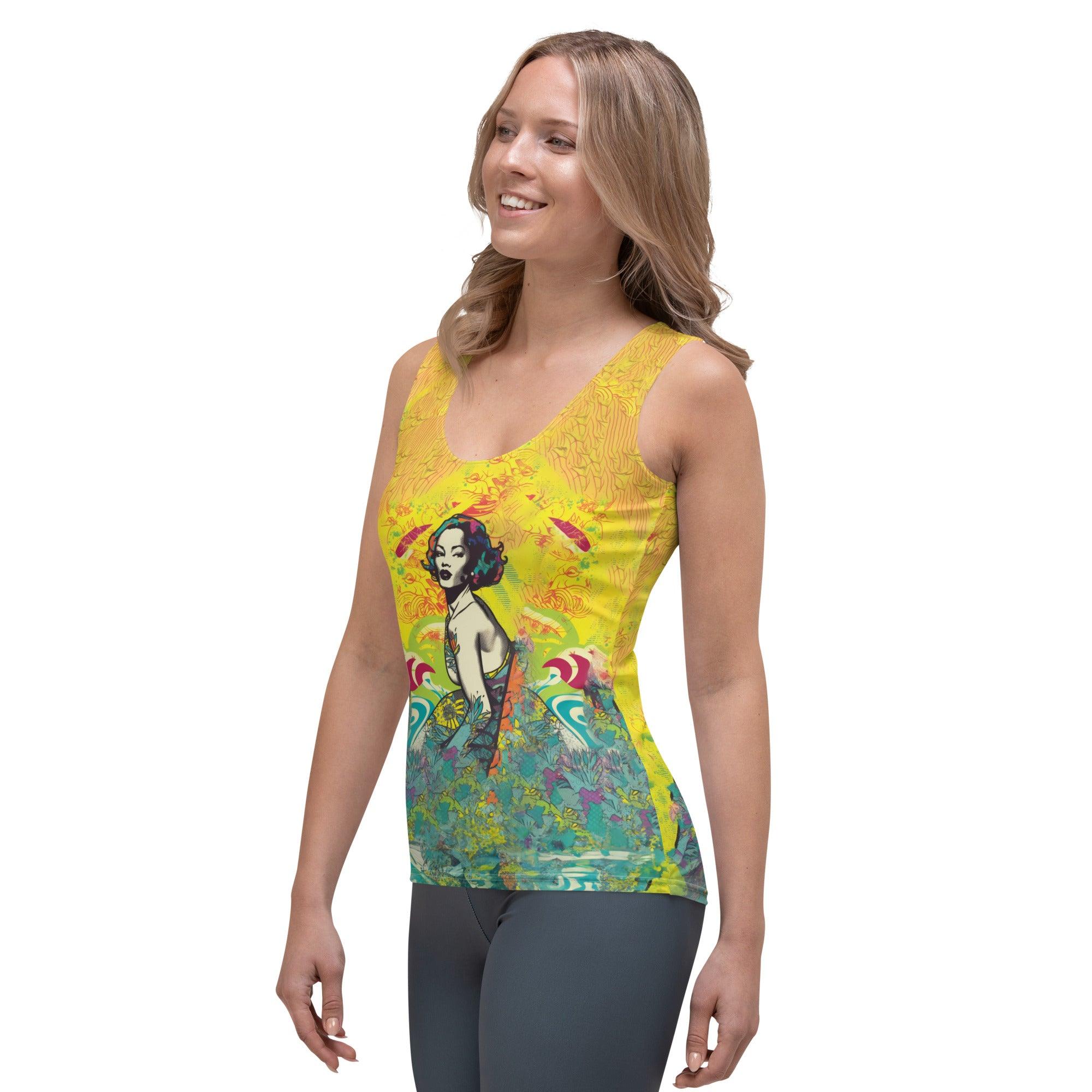 Eye-catching Surfing 1 49 Tank Top, perfect for those who live and breathe the surf culture.