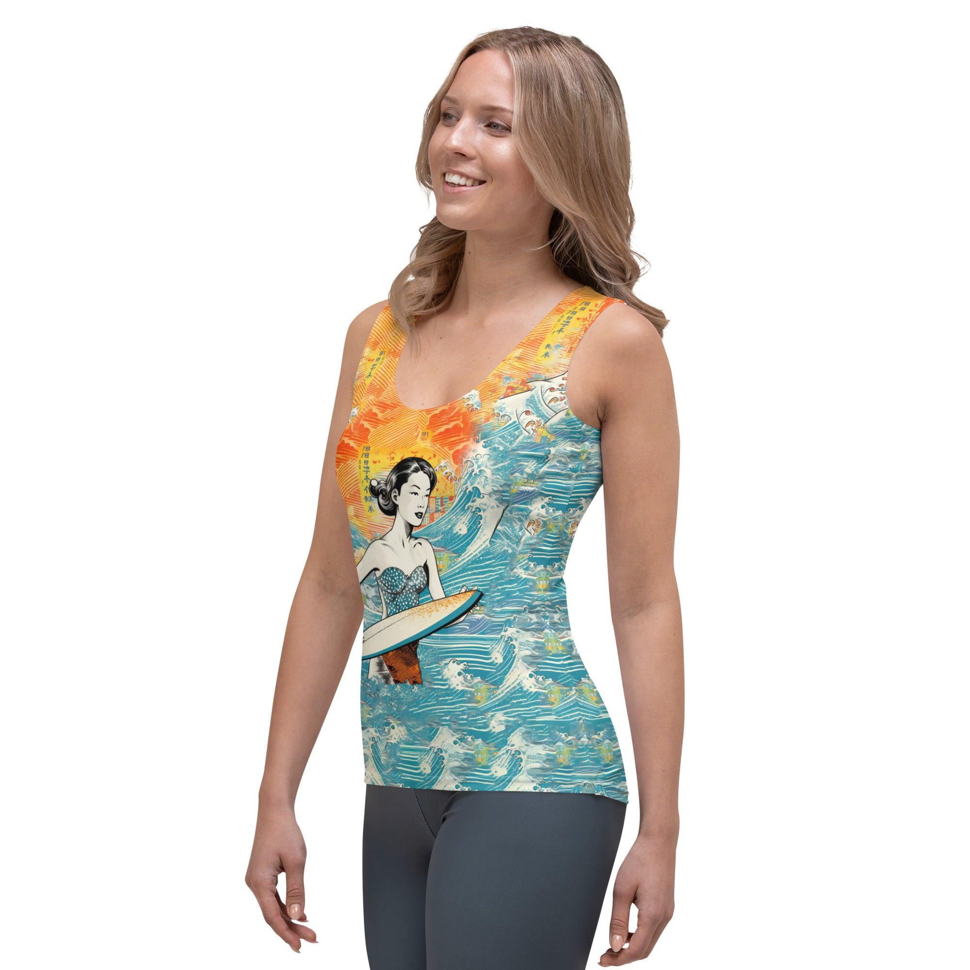 Eye-catching Surfing 1 41 Tank Top design, perfect for making waves on and off the beach.