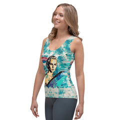 Retro Surf Vibes Women's Tank Top Ride The Wave Of Nostalgia - Beyond T-shirts