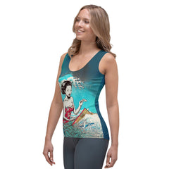 Surf Diva Tank Top for Women - Beyond T-shirts