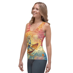 Surfing Serenity Women's Tank Top - Beyond T-shirts