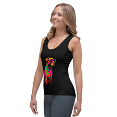 Playful Paws All-Over Print Women's Tank Top - Beyond T-shirts