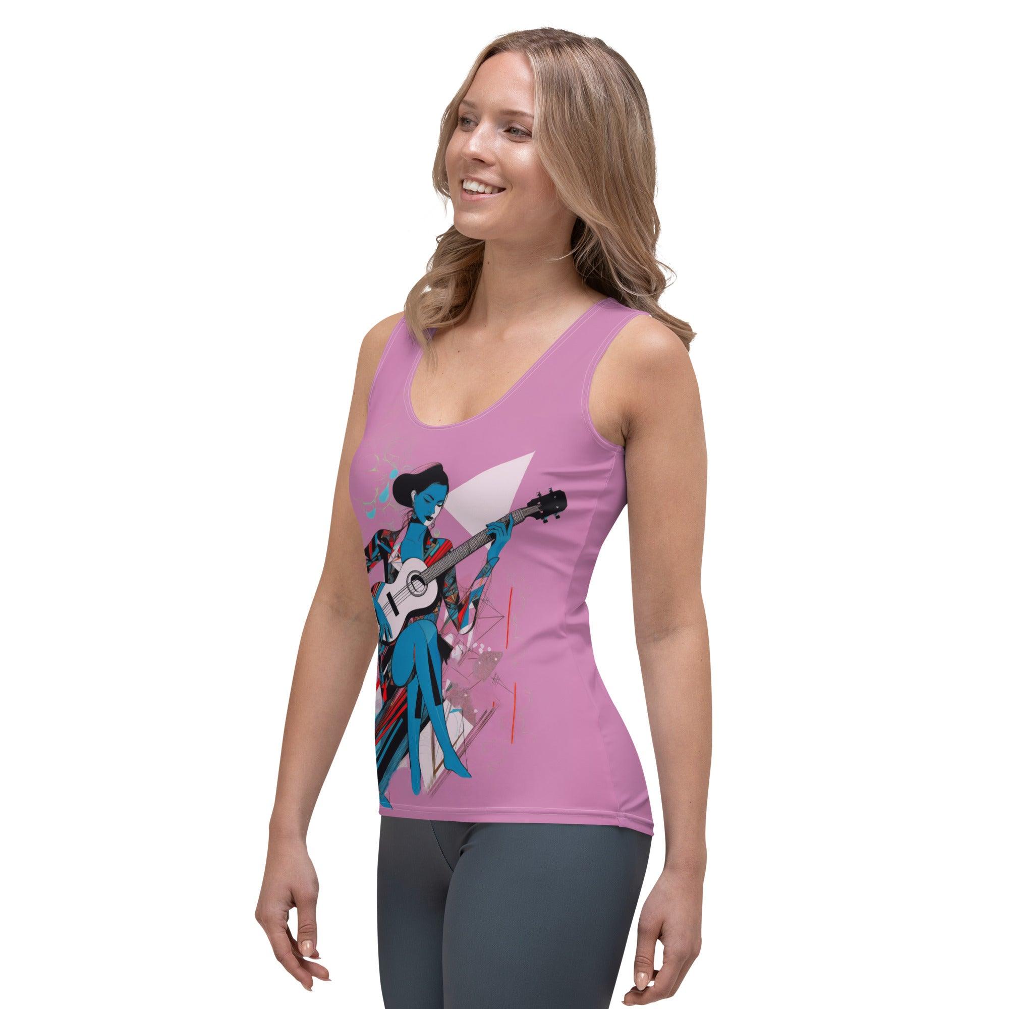 Haute Fusion Women's Fashion Jam Tank Top - Beyond T-shirts