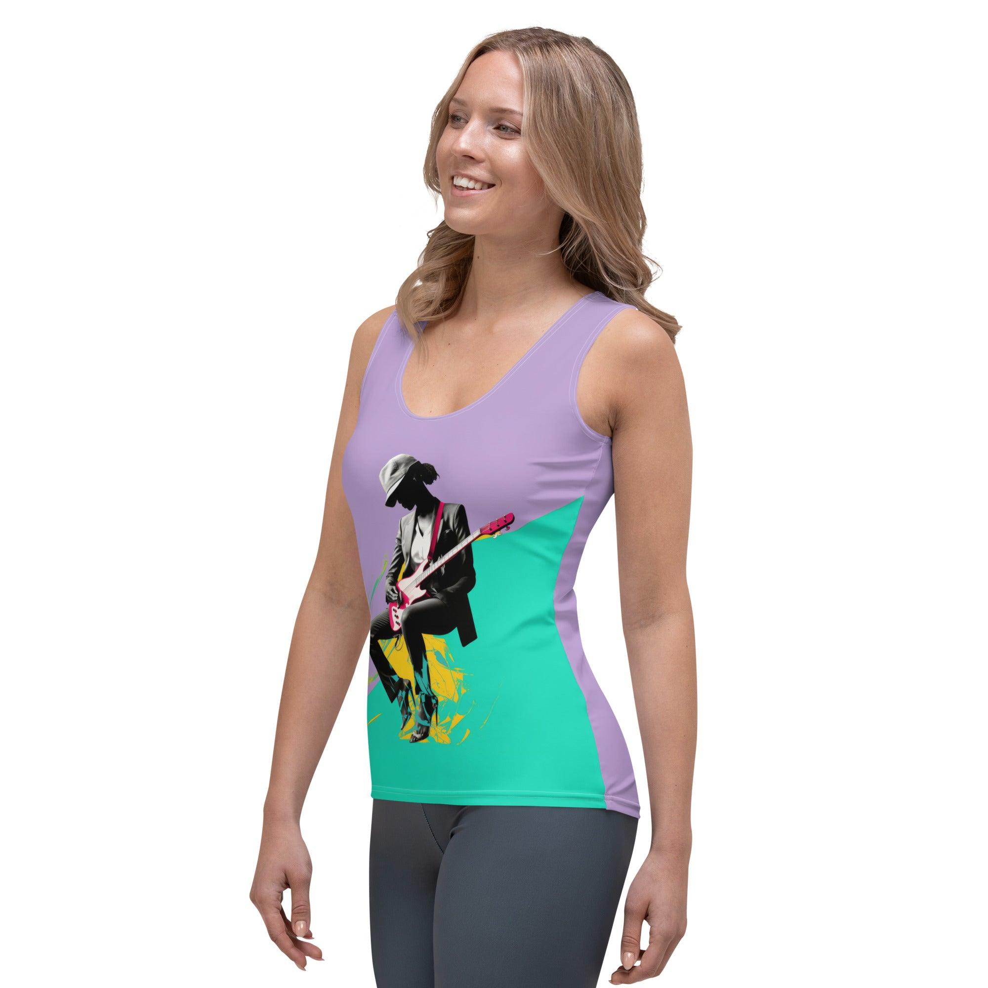 Stylish Rhythms Women's All-Over Print Tank Top - Beyond T-shirts