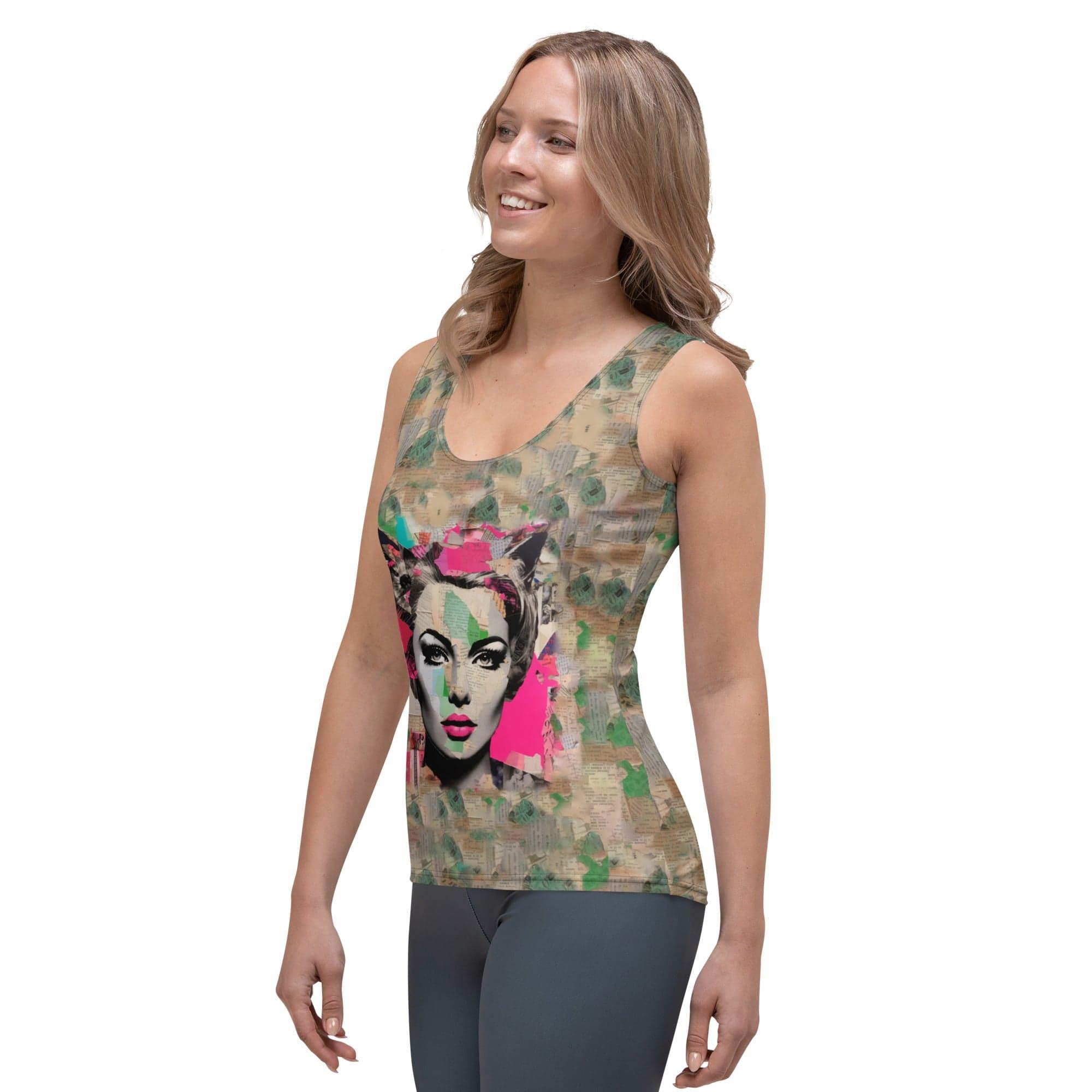 Soulful Serenade Women's Music Inspired Tank Top - Beyond T-shirts