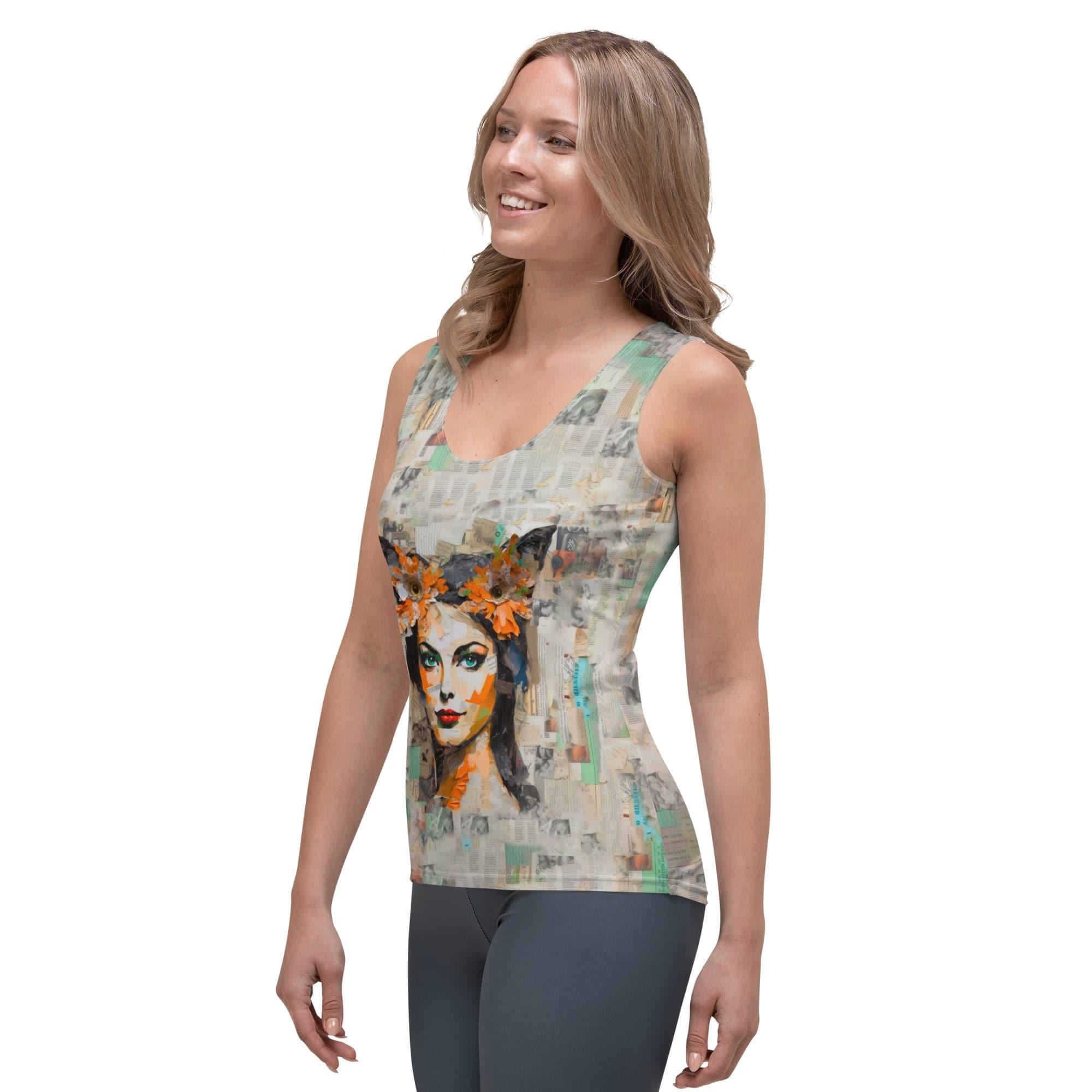 Notes of Elegance Women's All-Over Print Tank Top - Beyond T-shirts