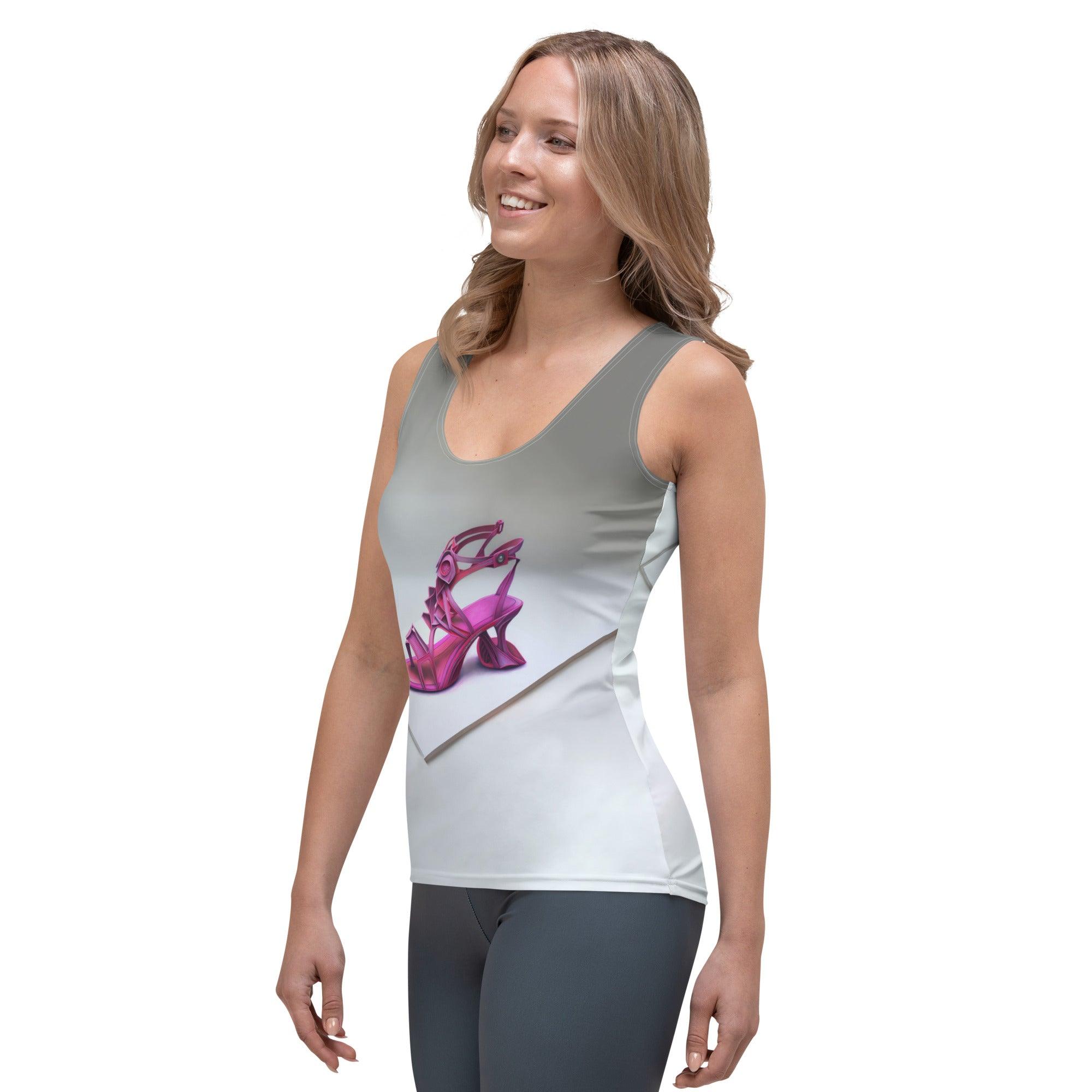 Ethereal Stride Futuristic Shoes Women's Tank Top - Beyond T-shirts