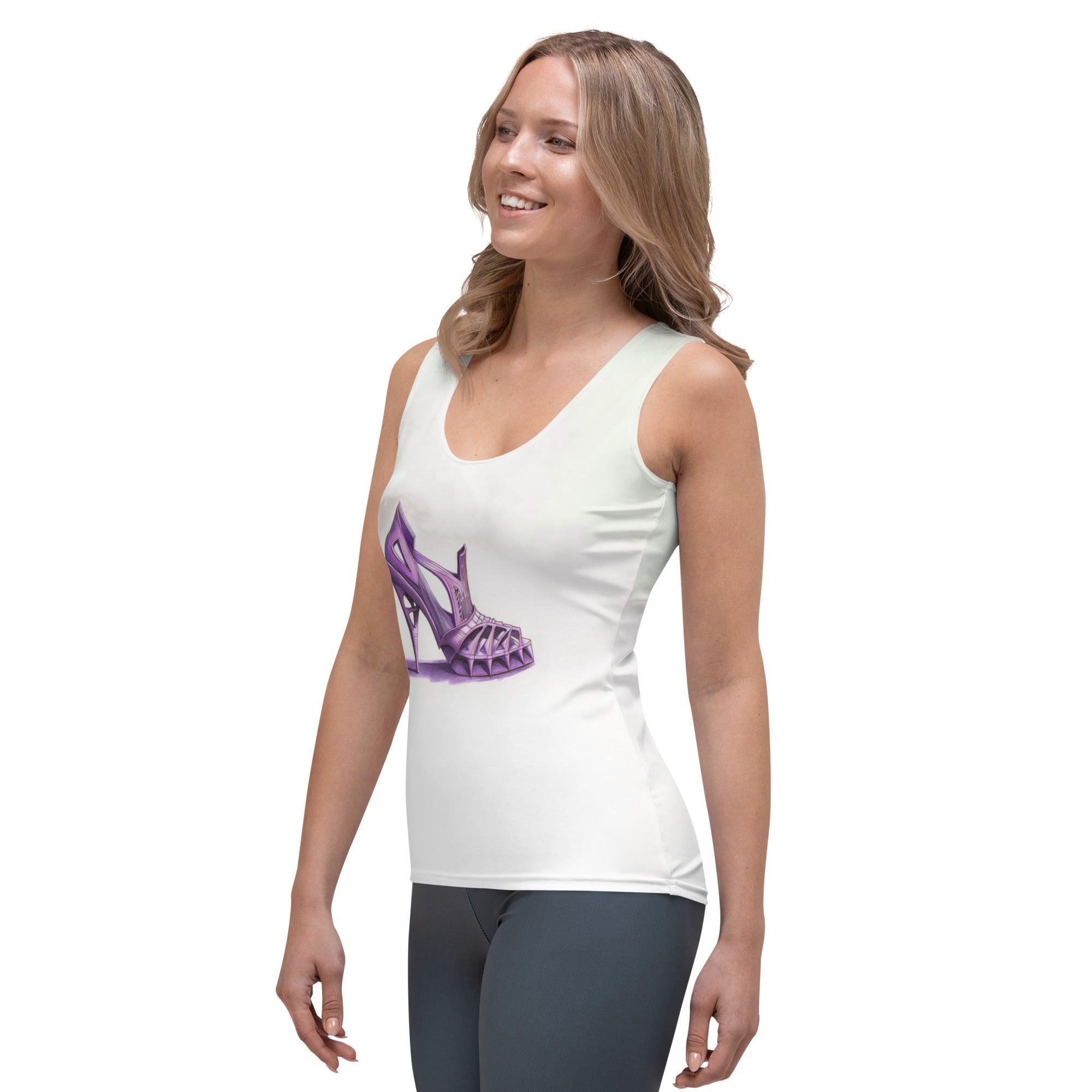 Infinity Sole Futuristic Shoes Women's Tank Top - Beyond T-shirts