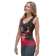 Witchy Whimsy Women's Halloween Tank Top - Beyond T-shirts