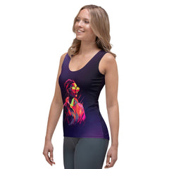 Chic Geometric Elegance Women's All-Over Print Tank Top - Beyond T-shirts