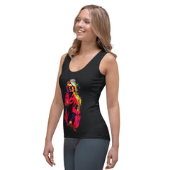 Modern Minimalist Chic Women's All-Over Print Tank Top - Beyond T-shirts