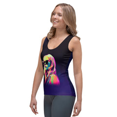 Colorful Canvas Elegance Women's All-Over Print Tank Top - Beyond T-shirts