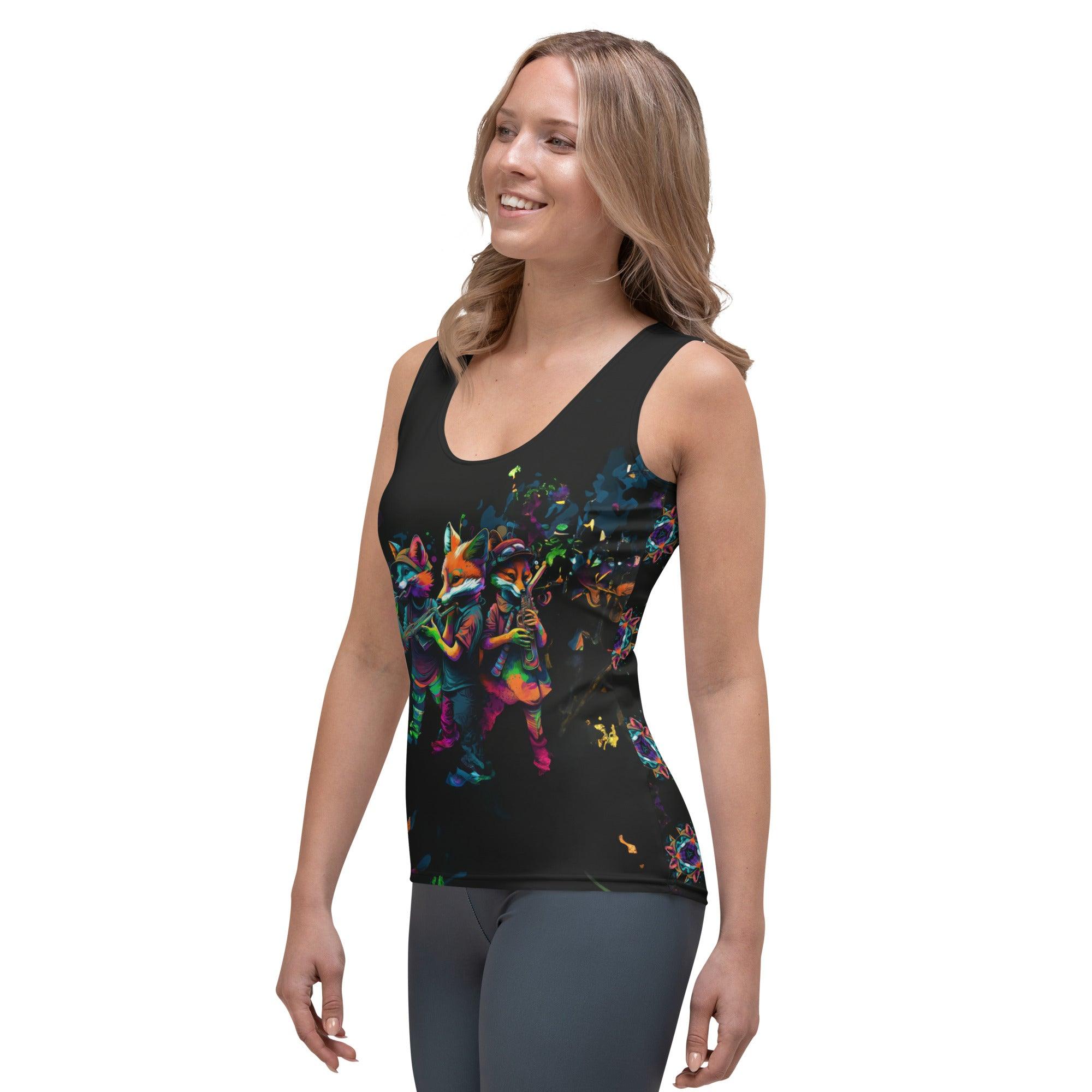 Street Melodies All-Over Print Women's Tank Top - Beyond T-shirts