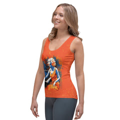 Monochrome Elegance All-Over Print Women's Tank Top - Beyond T-shirts