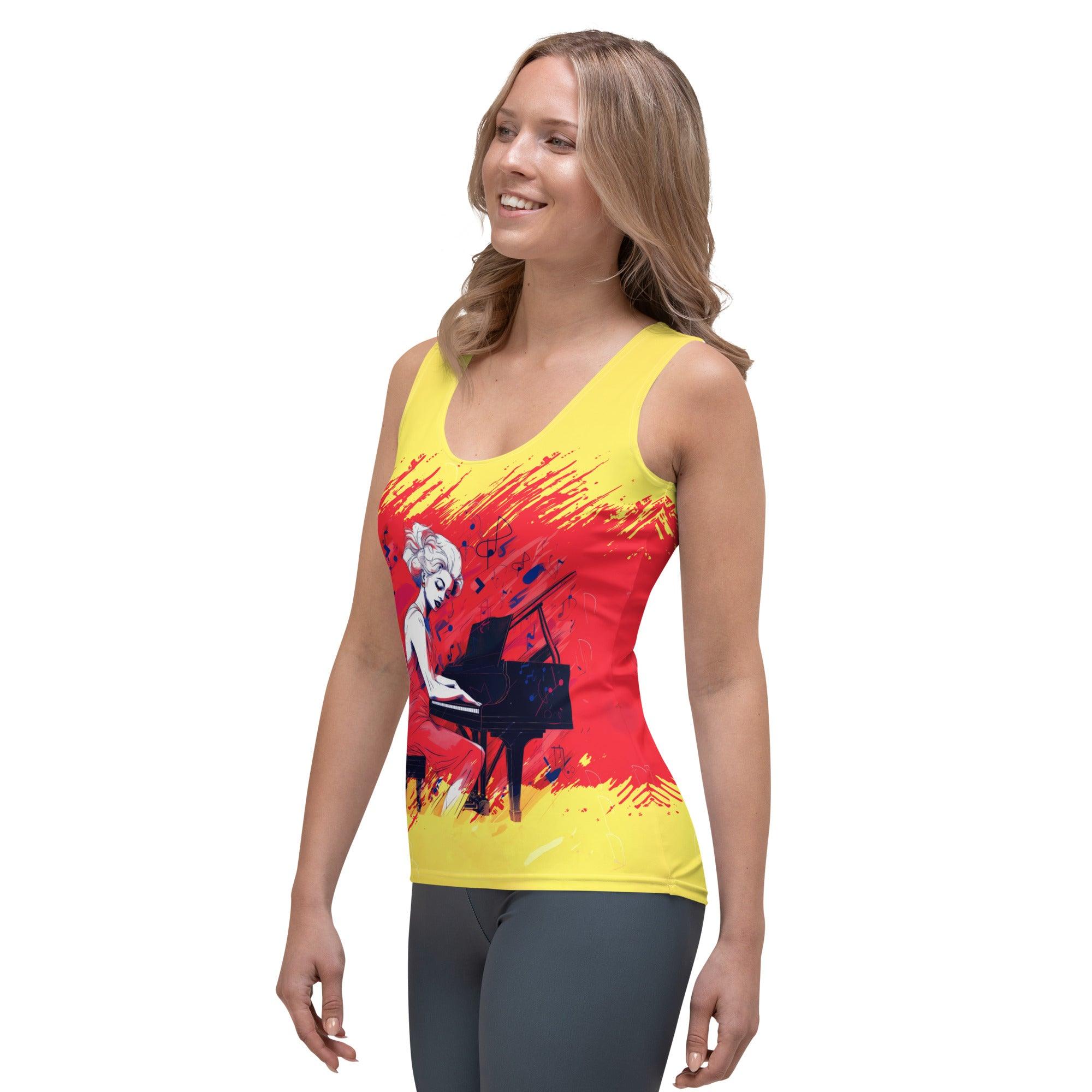 Abstract Elegance All-Over Print Women's Tank Top - Beyond T-shirts