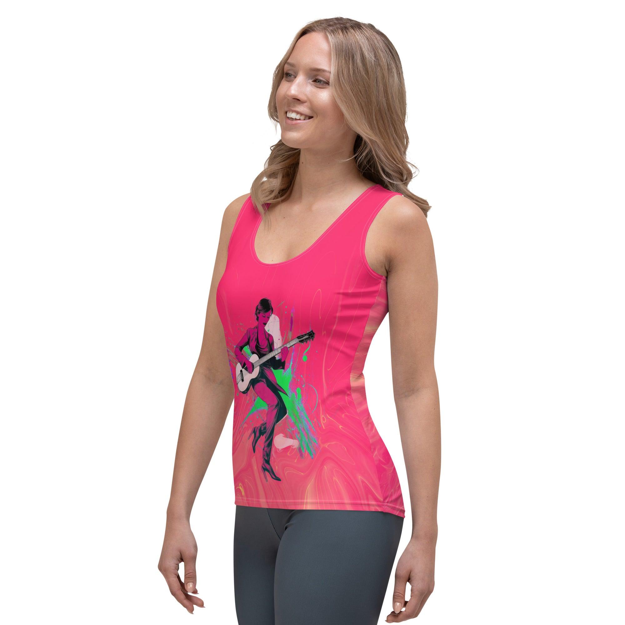 Retro Pop Vibes All-Over Print Women's Tank Top - Beyond T-shirts