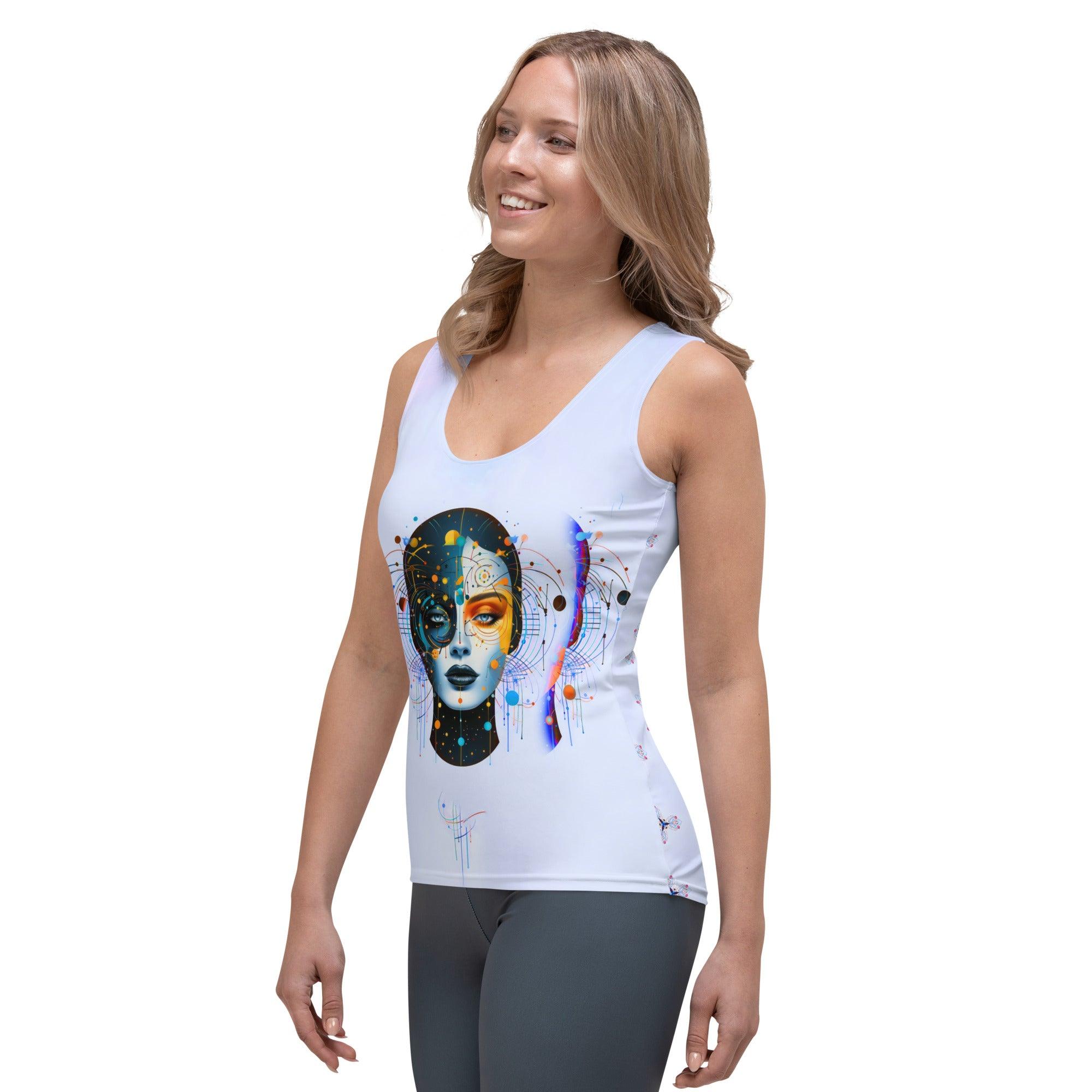 Dance of Colors Sleeveless Top - Beyond T-shirts