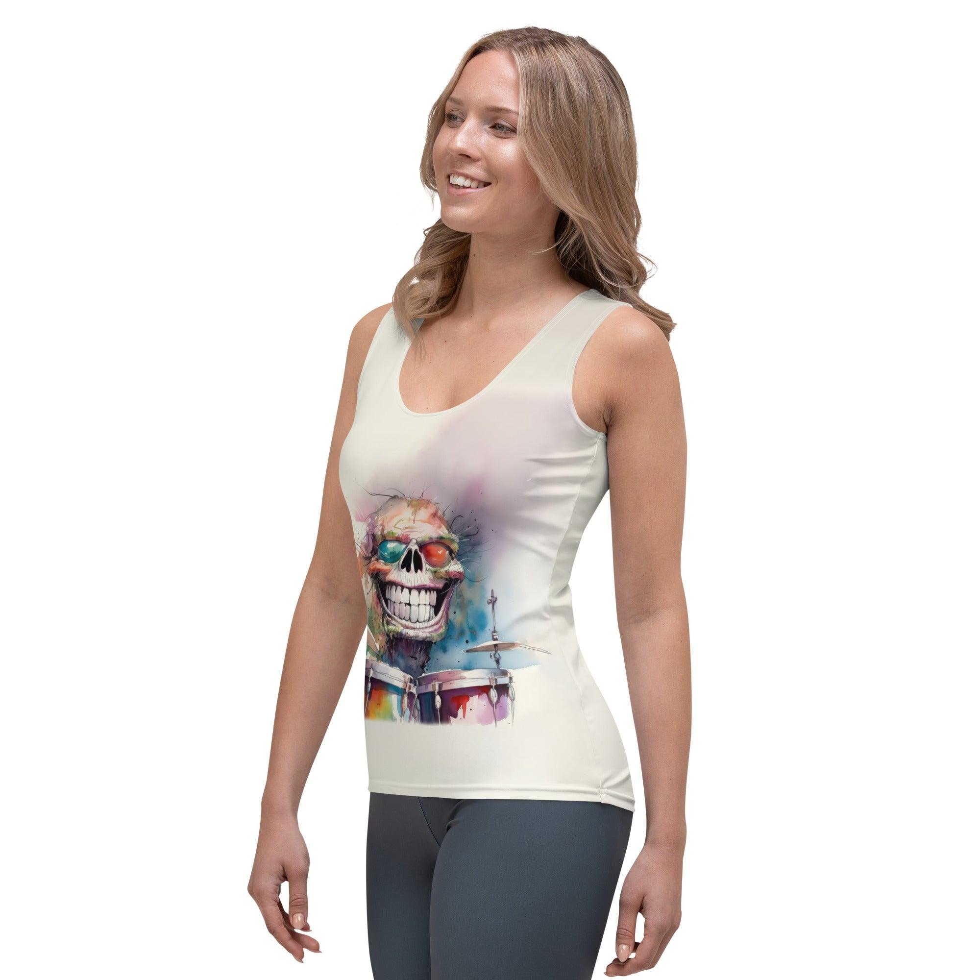 Playful Pitches Caricature Tank Top - Beyond T-shirts