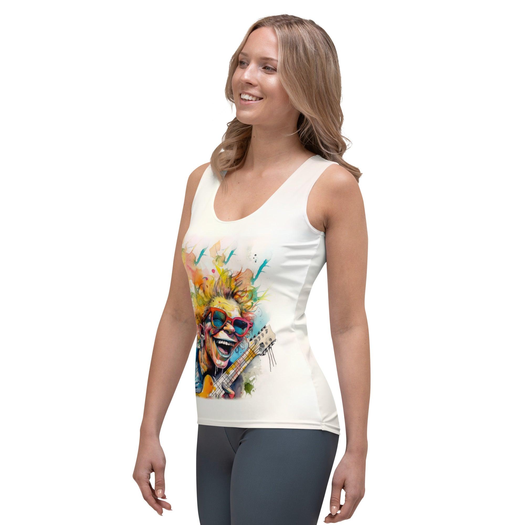 Harmonic Hilarity Caricature Tank Top - Beyond T-shirts