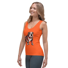 Women's Tank Top with English Bulldog Design