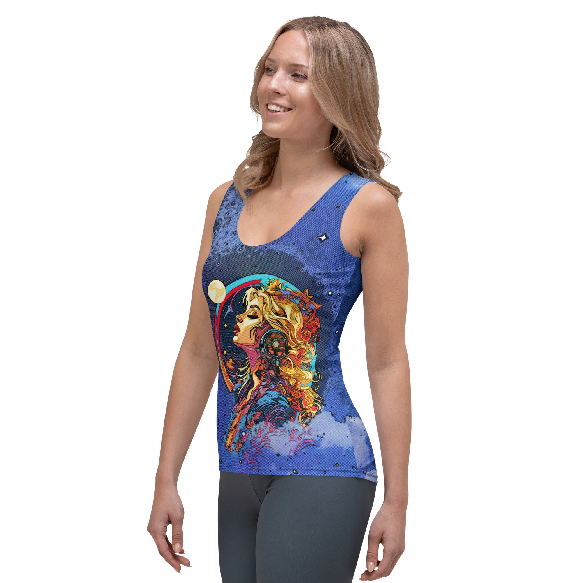 Lyric Luminance Layers Sublimation Cut & Sew Tank Top