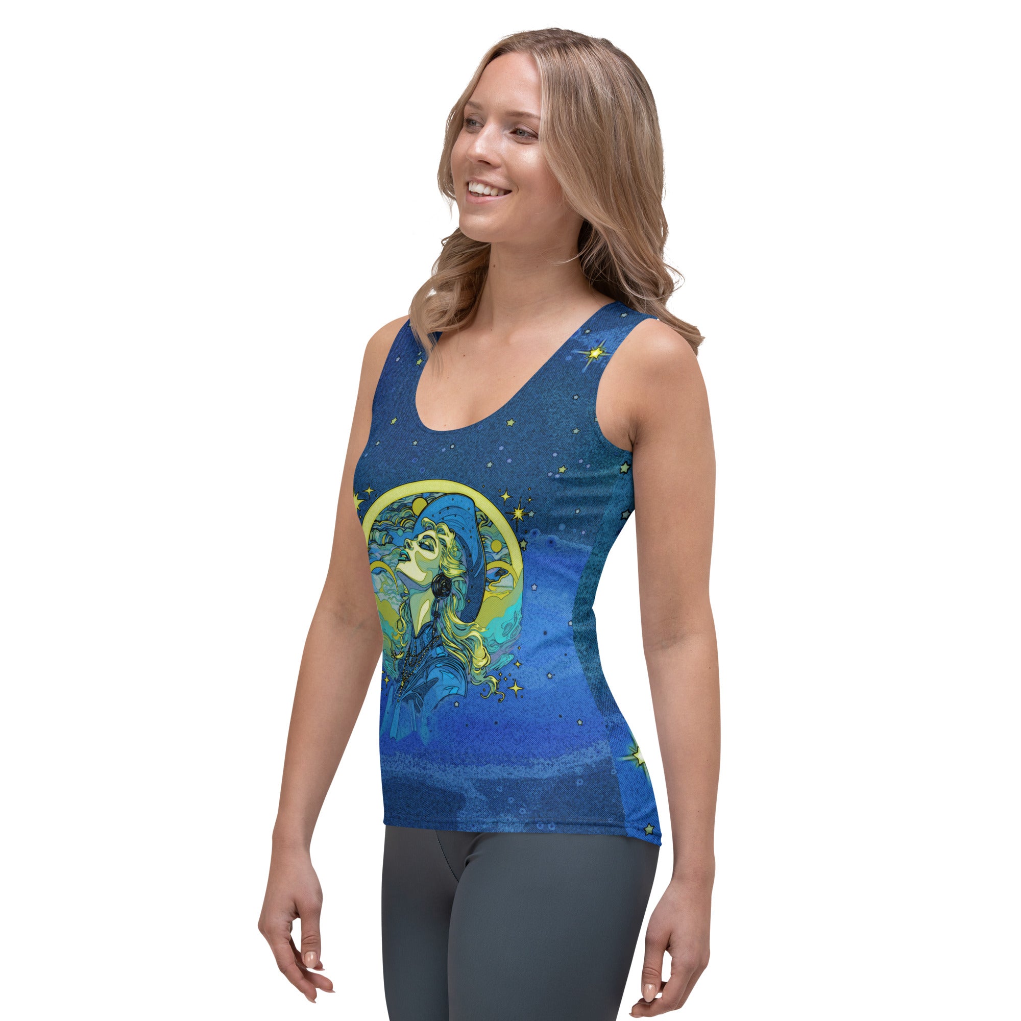 Tuneful Twilight Tapestries Sublimation Cut & Sew Tank Top