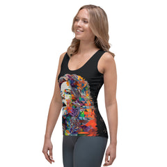 Harmonious Notes All-Over Print Women's Tank Top