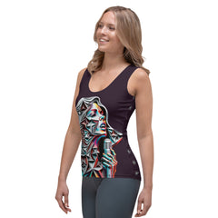 Singing Melodies All-Over Print Women's Tank Top