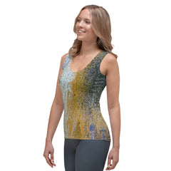 Mountain Explorer Rustic Texture Tank Top