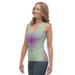 Honeycomb Hurdle Texture Women's Tank Top