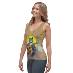 Whiskers and Whimsy All-Over Print Women's Tank Top