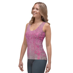 Linen Luxe Texture Women's Tank Top