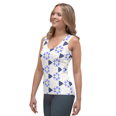 Rose Gold Radiant Diamond Women's Tank Top