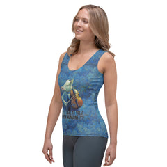 Beachy Bear Sunbather All-Over Print Women's Tank Top