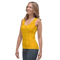 Elegant Coastal Charm women's tank top with a touch of summer charm.