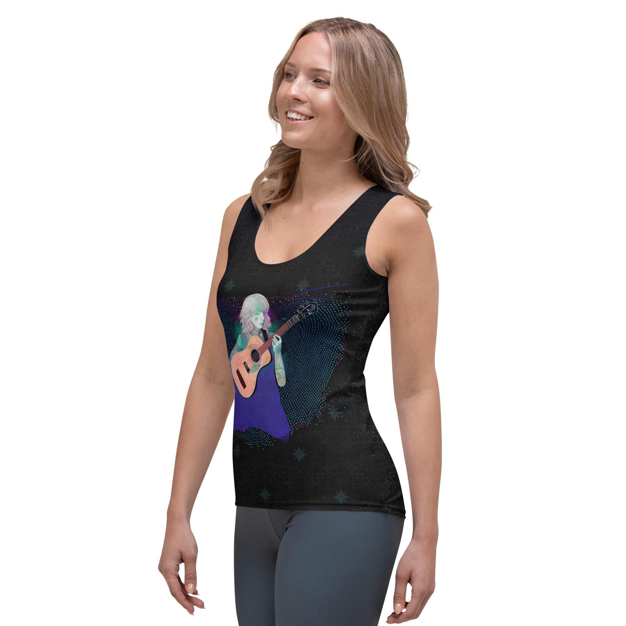 Lotus Love Women's Tank Top - Side View